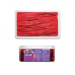 Regaliz de Fresa Torcida Boolies 200 uds