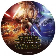 Discos Comestibles de Star Wars 20 cm