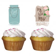 1 Kit Cupcakes De Rustic Wedding
