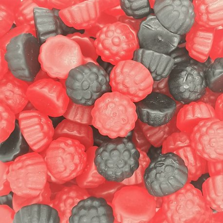 chuches moras negras y rojas