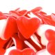 corazones chuches rojos y blancos