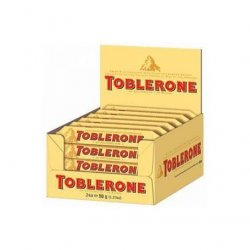Chocolate Toblerone 24 paquetes