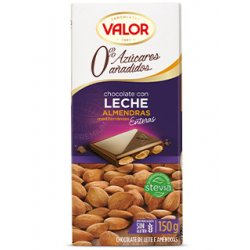 Valor Chocolate con Leche y Almendra Sin Azúcar