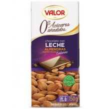 Valor Chocolate con Leche y Almendra Sin Azúcar