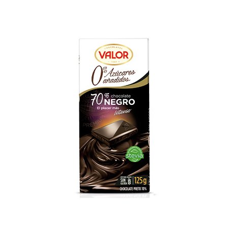 Valor Chocolate Negro 70% Sin Azúcar