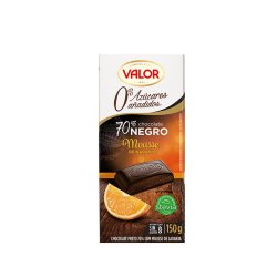 Valor Chocolate 70% Naranja Sin Azúcar