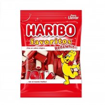 Regaliz Haribo Red and White