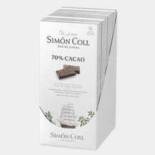 Tableta Simón Coll de Chocolate Negro 70%