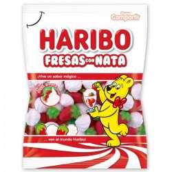 Comprar Haribo Fresa Con Nata 100G 18U