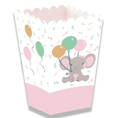 Caja Alta Elefante Rosa