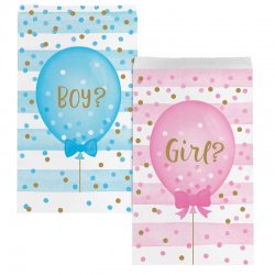Bolsas de Papel Baby Shower Revelación Sexo