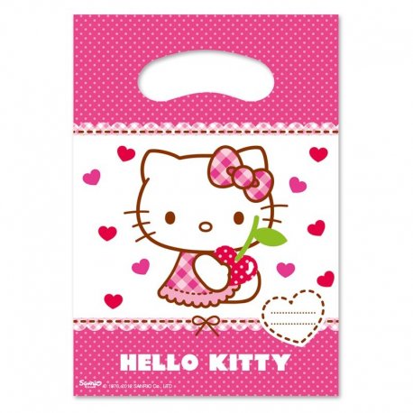 6 Bolsas Hello Kitty