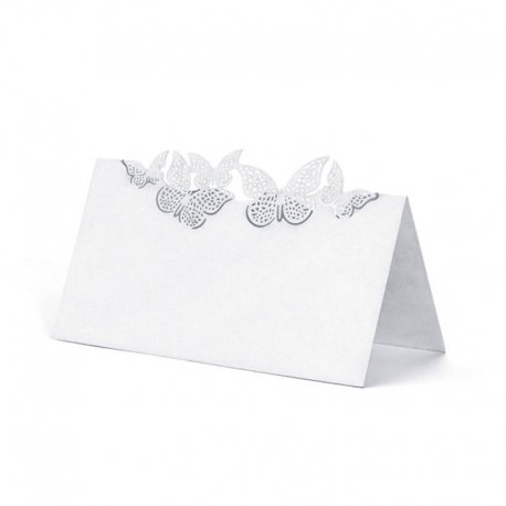 10 Tarjetas Forma Mariposas