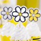 6 Toppers de Flores