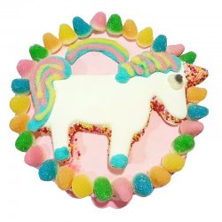 Tarta de Chuches Unicornio