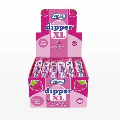 Comprar Caramelos Dipper De Frambuesa Xl 100 Uds Mejor Precio