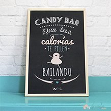 Pizarras Candy Bar